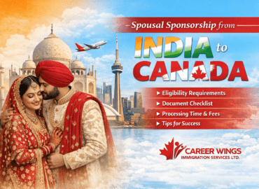 Spousal Sponsorship from India to Canada – Complete 2026 Guide by Career Wings Immigration