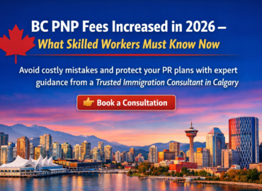 BC PNP fee increase 2026 explained by Trusted Immigration Consultant in Calgary – Career Wings Immigration